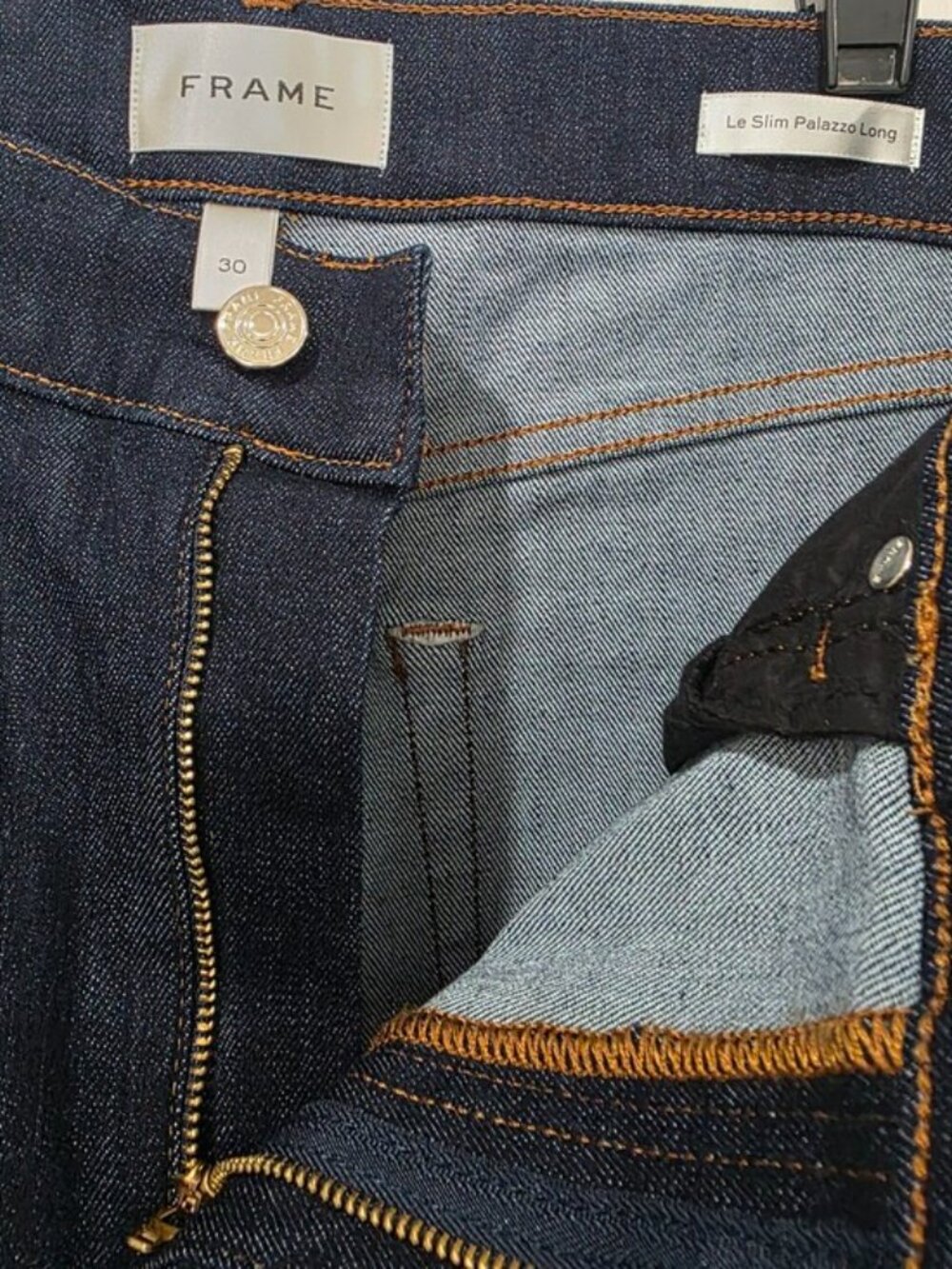 Frame Le Slim Palazzo Long Jeans - Picture 7 of 9
